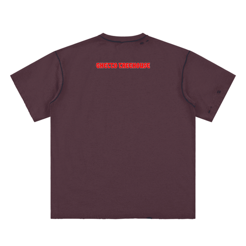 Kanye Jesus Tee,Reversible Streetwear Shirt,Luxury Streetwear,Hand Frayed T-Shirt,Limited Edition Streetwear,Yeezy Inspired Fashion,High End Graphic Tee,StreetStyle,DropCulture,Modern Messiah Shirt