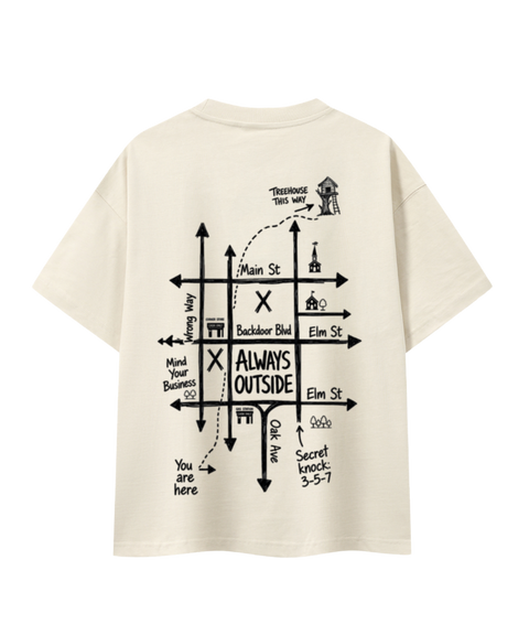 Always Outside Map Tee
