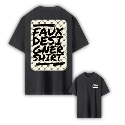 FAUX Designer Vintage Wash Tee