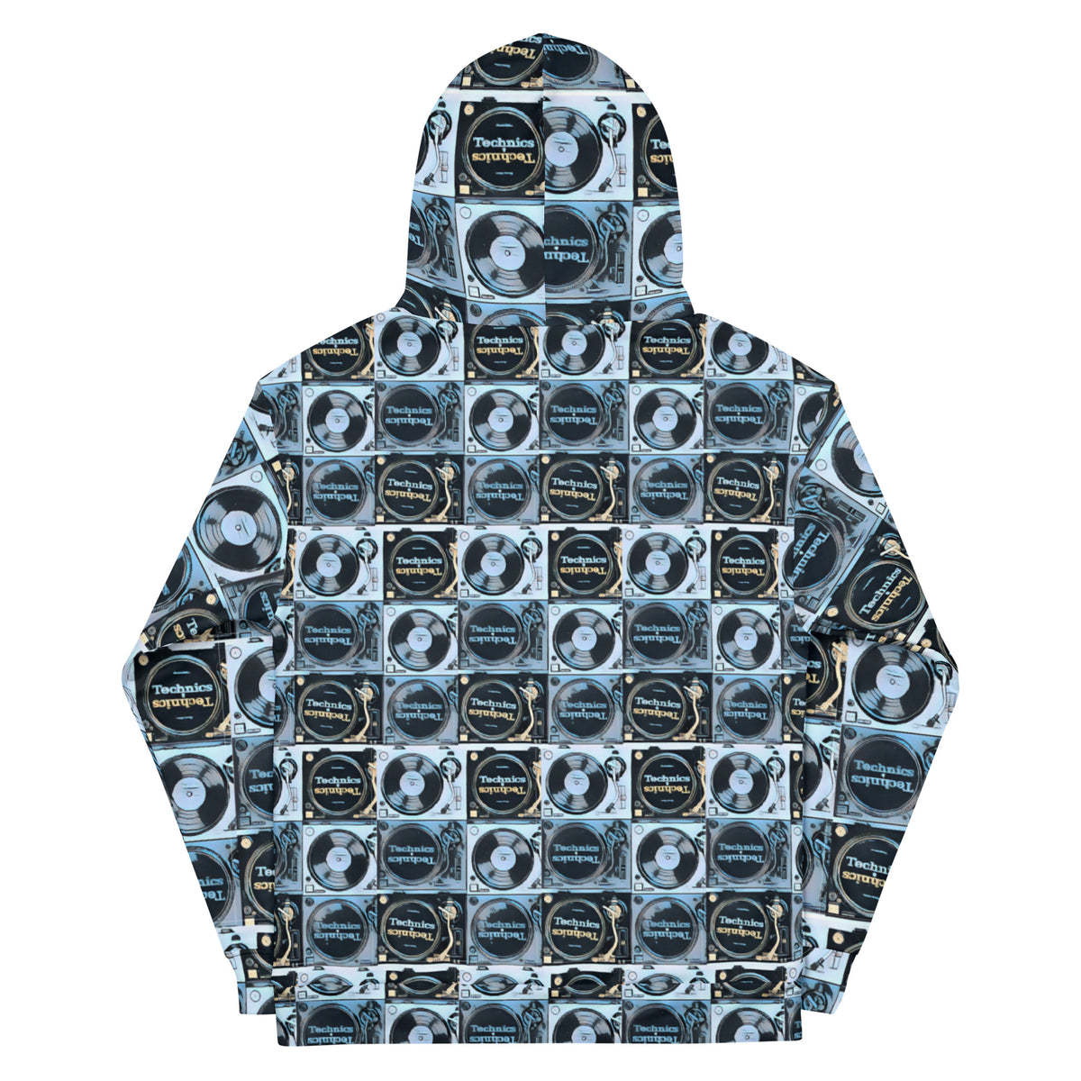 Technics 1200s / 1210s Turntables Art All Over Unisex Hoodie