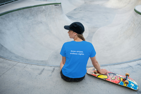 Addicted Limited Drop Tee – Embroidered Front + Tagline Back