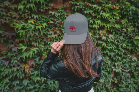 Addicted Flat Bill Cap – Limited Drop (Red Embroidery)