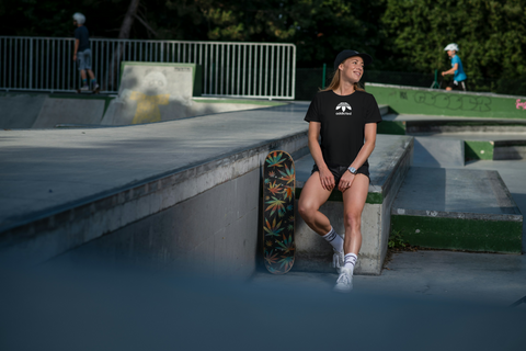 Addicted Limited Drop Tee – Embroidered Front + Tagline Back