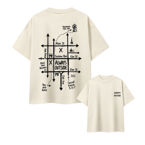 Always Outside Map Tee