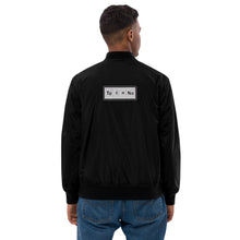 Load image into Gallery viewer, techno-premium-recycled-bomber-jacket-black
