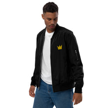 Load image into Gallery viewer, techno-premium-recycled-bomber-jacket-black
