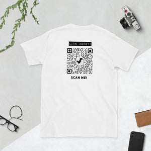 Rick Rolled QR Code Short-Sleeve Unisex T-Shirt