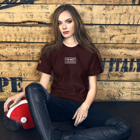 I'm Not John Digweed Unisex t-shirt