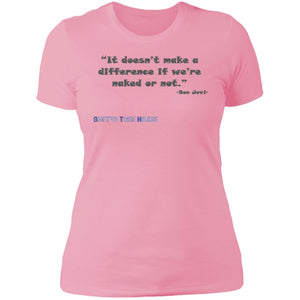 Ladies' Mis-quoted Bon Jovi Livin on a Prayer Lyrics Boyfriend T-Shirt