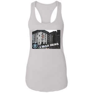 I Was Here Tunnel Ladies Ideal Racerback Tank