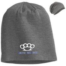 Load image into Gallery viewer, Brass Knuckle Ghetto Slouch Beanie
