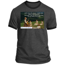 Load image into Gallery viewer, Sound of Music Snoop Gin and Juice Lyrics Ringer Tee

