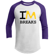 Load image into Gallery viewer, Mens I&#39;M Breaks Raglan Sleeve Shirt (Matter &amp; Motion Podcast)
