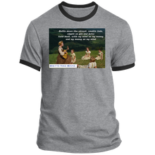 Load image into Gallery viewer, Sound of Music Snoop Gin and Juice Lyrics Ringer Tee
