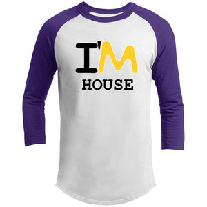 Mens I'M House Raglan Sleeve Shirt (Matter & Motion Podcast)