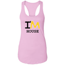Load image into Gallery viewer, Ladies I&#39;M House Racerback Tank (Matter &amp; Motion Podcast)
