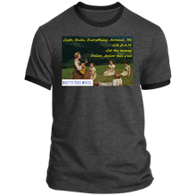 Load image into Gallery viewer, Sound of Music Wu Tang Cream Lyrics Ringer Tee
