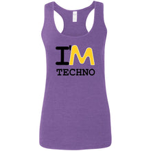 Load image into Gallery viewer, Ladies&#39; I&#39;M Techno Racerback Tank (Matter &amp; Motion Podcast)
