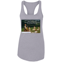 Load image into Gallery viewer, Sound of Music Snoop Gin and Juice Lyrics Ladies Ideal Racerback Tank
