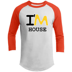 Mens I'M House Raglan Sleeve Shirt (Matter & Motion Podcast)