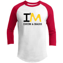 Load image into Gallery viewer, Mens I&#39;M DnB Raglan Sleeve Shirt (Matter &amp; Motion Podcast)
