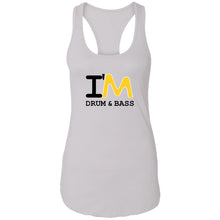 Load image into Gallery viewer, Ladies I&#39;M DnB Racerback Tank (Matter &amp; Motion Podcast)
