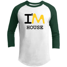Load image into Gallery viewer, Mens I&#39;M House Raglan Sleeve Shirt (Matter &amp; Motion Podcast)
