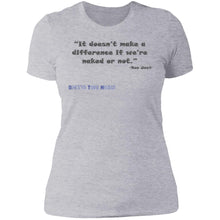 Load image into Gallery viewer, Ladies&#39; Mis-quoted Bon Jovi Livin on a Prayer Lyrics Boyfriend T-Shirt
