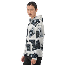 Load image into Gallery viewer, Technics Turntable Art All Over Unisex Hoodie
