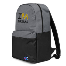 Load image into Gallery viewer, I&#39;m Breaks Embroidered Champion Backpack (Matter &amp; Motion)
