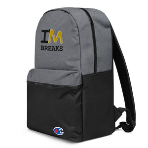 I'm Breaks Embroidered Champion Backpack (Matter & Motion)
