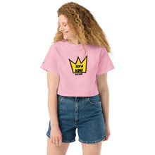 Load image into Gallery viewer, &quot;Sofa King Savage&quot; Champion crop top
