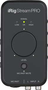 iRig Stream Pro: Multimedia Streaming audio interface with in-line multi-input mixer
