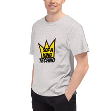 Load image into Gallery viewer, &quot;Sofa King Techno&quot; Men&#39;s Champion T-Shirt
