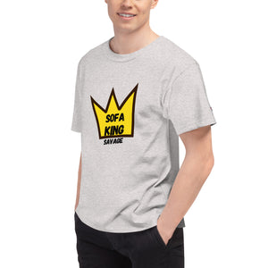 "Sofa King Savage" Men's Champion T-Shirt