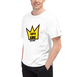 "Sofa King Savage" Men's Champion T-Shirt